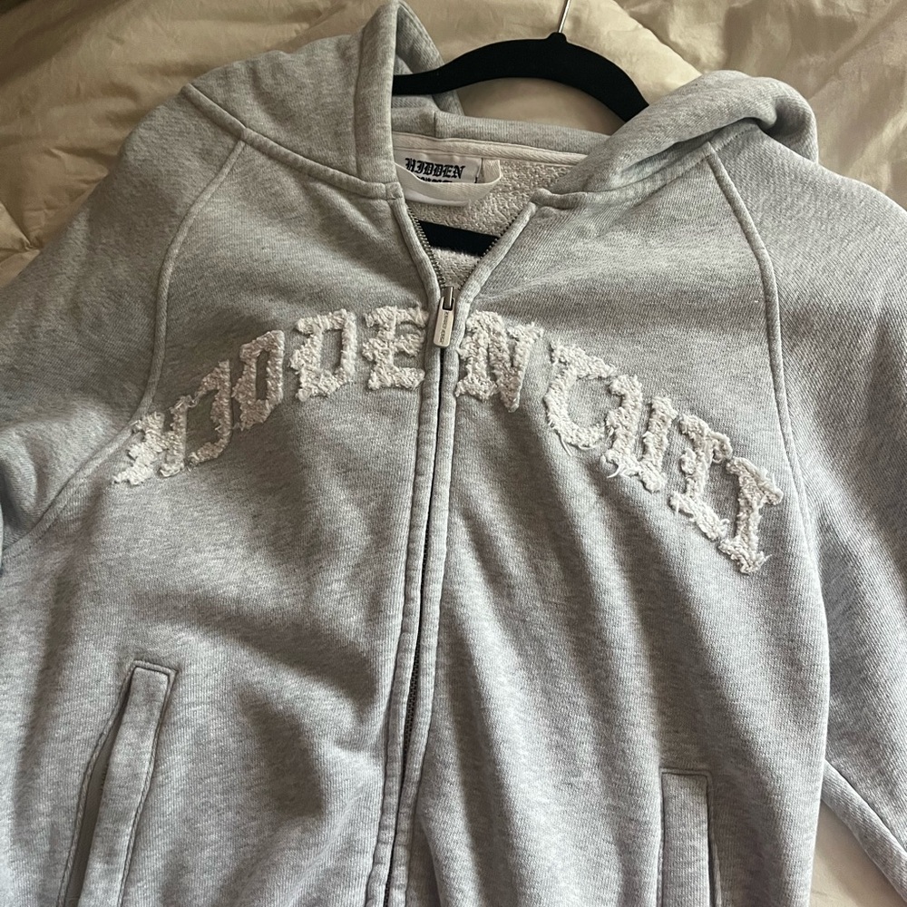 Hidden Cult Gray Hoodie Jacket